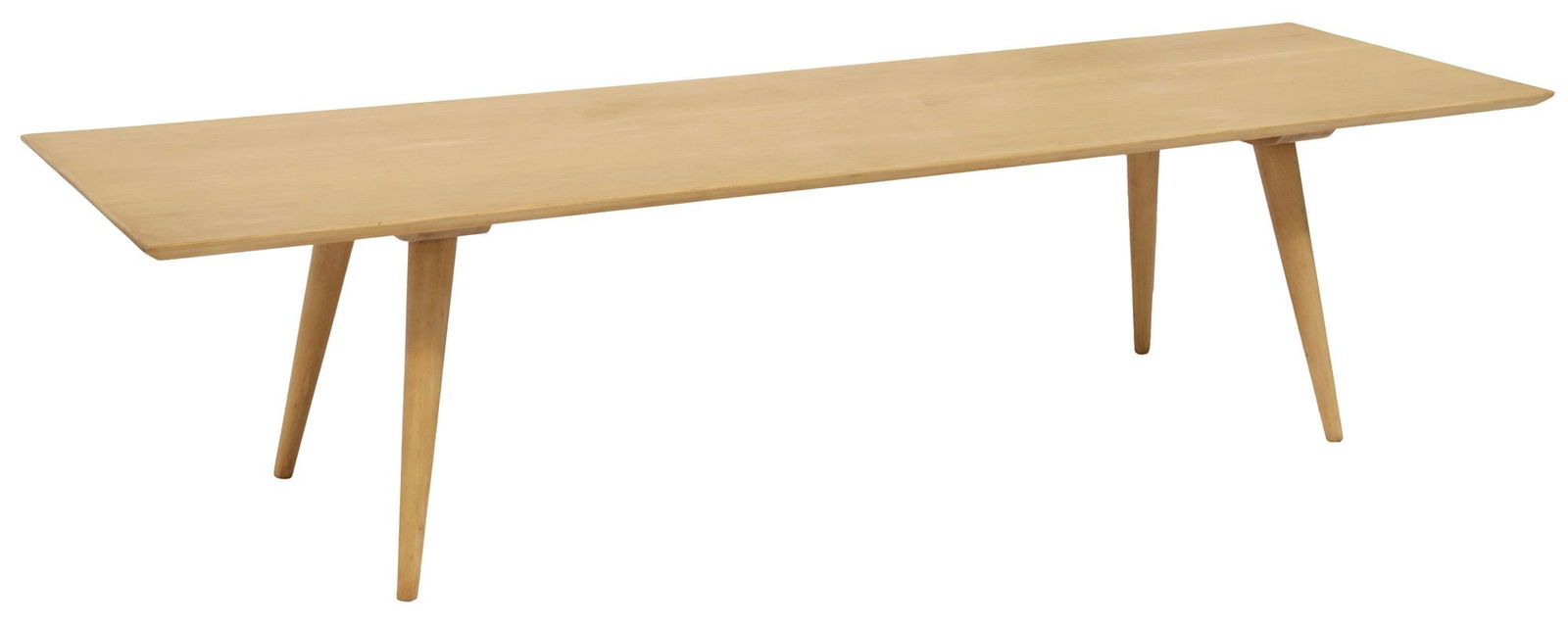 PAUL McCOBB (ATTRIB.) MID-CENTURY MODERN MAPLE LONG COFFEE TABLE (1 of 4)
