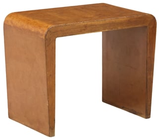 ITALIAN ART DECO PERIOD MIXED WOOD STOOL