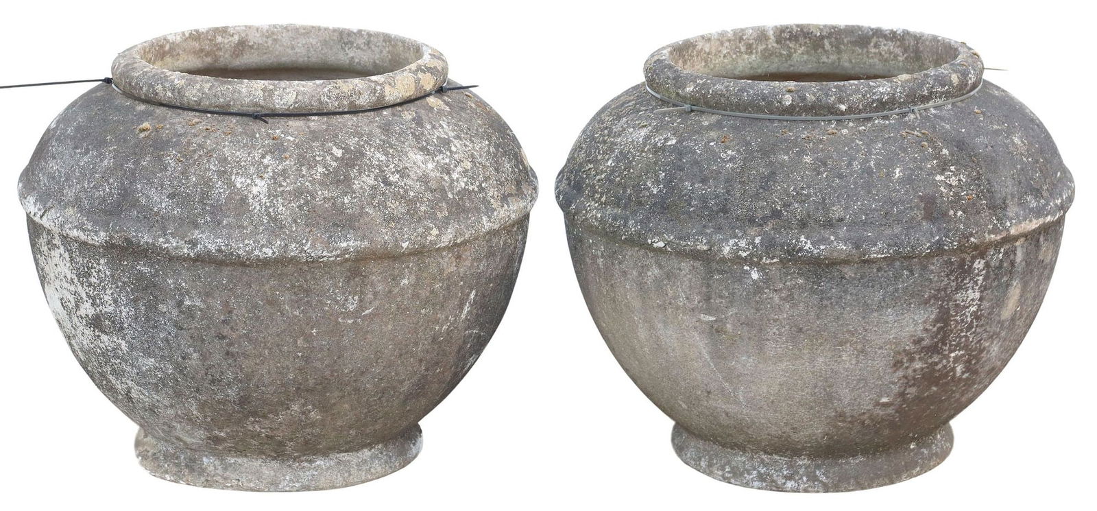 (2) MANNER OF WILLY GUHL MODERNIST GARDEN PLANTERS (1 of 3)