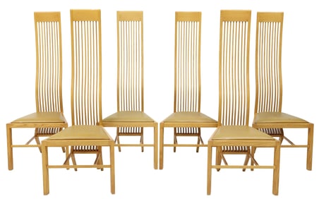 (6) ARATA ISOZAKI (D.2002) FOR ICF MODERNIST 'MONROE' HIGHBACK CHAIRS