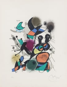 AFTER JOAN MIRO (1893-1983) PRINT, 'LITHOGRAPHE III'