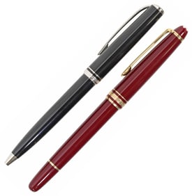 (2) MONTBLANC FOUNTAIN & BALLPOINT PENS