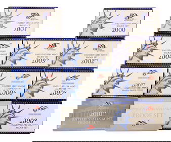 (11) U.S. PROOF SETS, 2000-2010