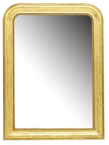 FRENCH LOUIS PHILIPPE PERIOD GILTWOOD MIRROR, 50.5" X 37"