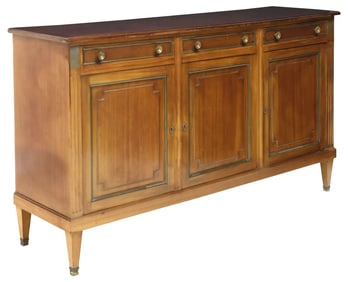FRENCH LOUIS XVI STYLE MAHOGANY SIDEBOARD