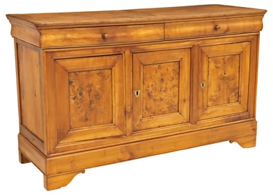 FRENCH LOUIS PHILIPPE PERIOD FRUITWOOD SIDEBOARD