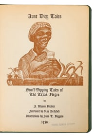 SCARCE "SNUFF-DIPPING TALES OF THE TEXAS NEGRO", BREWER,  #366/400