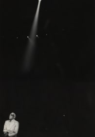 DICK WATERMAN (1935-2024) GELATIN SILVER PRINT OF RAY CHARLES 1993