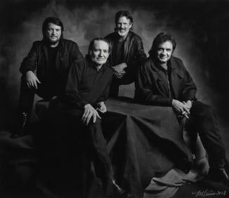 JIM MCGUIRE (B. 1941) GELATIN SILVER PRINT OF THE HIGHWAYMEN