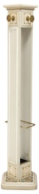 ITALIAN NEOCLASSICAL STYLE PAINTED COLUMNAR STANDING HALL TREE