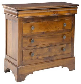 LOUIS PHILIPPE STYLE WALNUT PETITE COMMODE