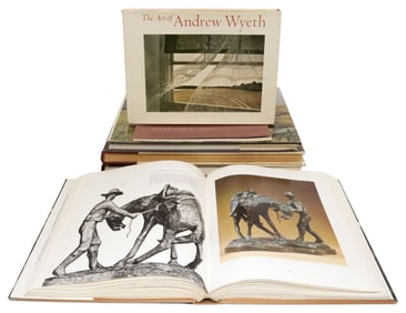 (6) ART BOOKS, MANY ILLUSTRATIONS, WESTERN & CONTEMPORARY