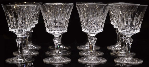 (12) BACCARAT 'PICCADILLY' CUT CRYSTAL PORT WINE STEMS