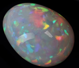 ESTATE UNMOUNTED PEAR-SHAPE OPAL GEMSTONE,  29.65CTS