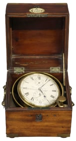 HENRY APPLETON CASED TWO-DAY MARINE CHRONOMETER, 19TH C.