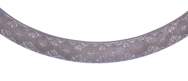 ESTATE FEDERICO BUCCELLATI STERLING SILVER ENGRAVED COLLAR NECKLACE