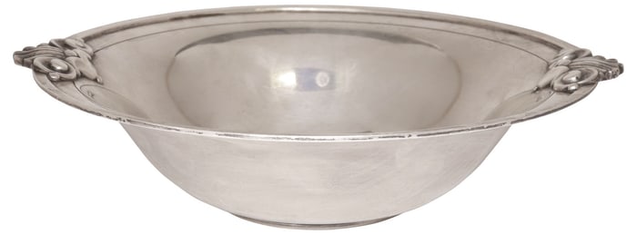 TIFFANY & CO. STERLING SILVER HANDLED BON BON BOWL