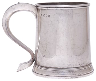 ENGLISH DANIEL WELLBY & JOHN HENRY WELLBY STERLING SILVER MUG