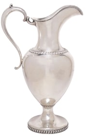 AMERICAN WHITING MANUFACTURING CO. STERLING SILVER WATER PITCHER