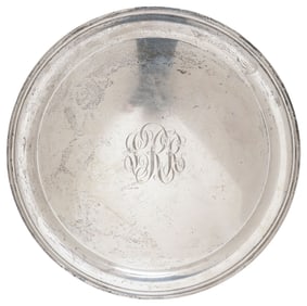 AMERICAN S. KIRK & SON '4114' STERLING SILVER SERVING TRAY, 38.17OZT