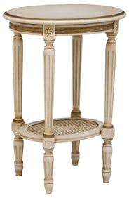 ITALIAN LOUIS XVI STYLE PAINT-DECORATED SIDE TABLE