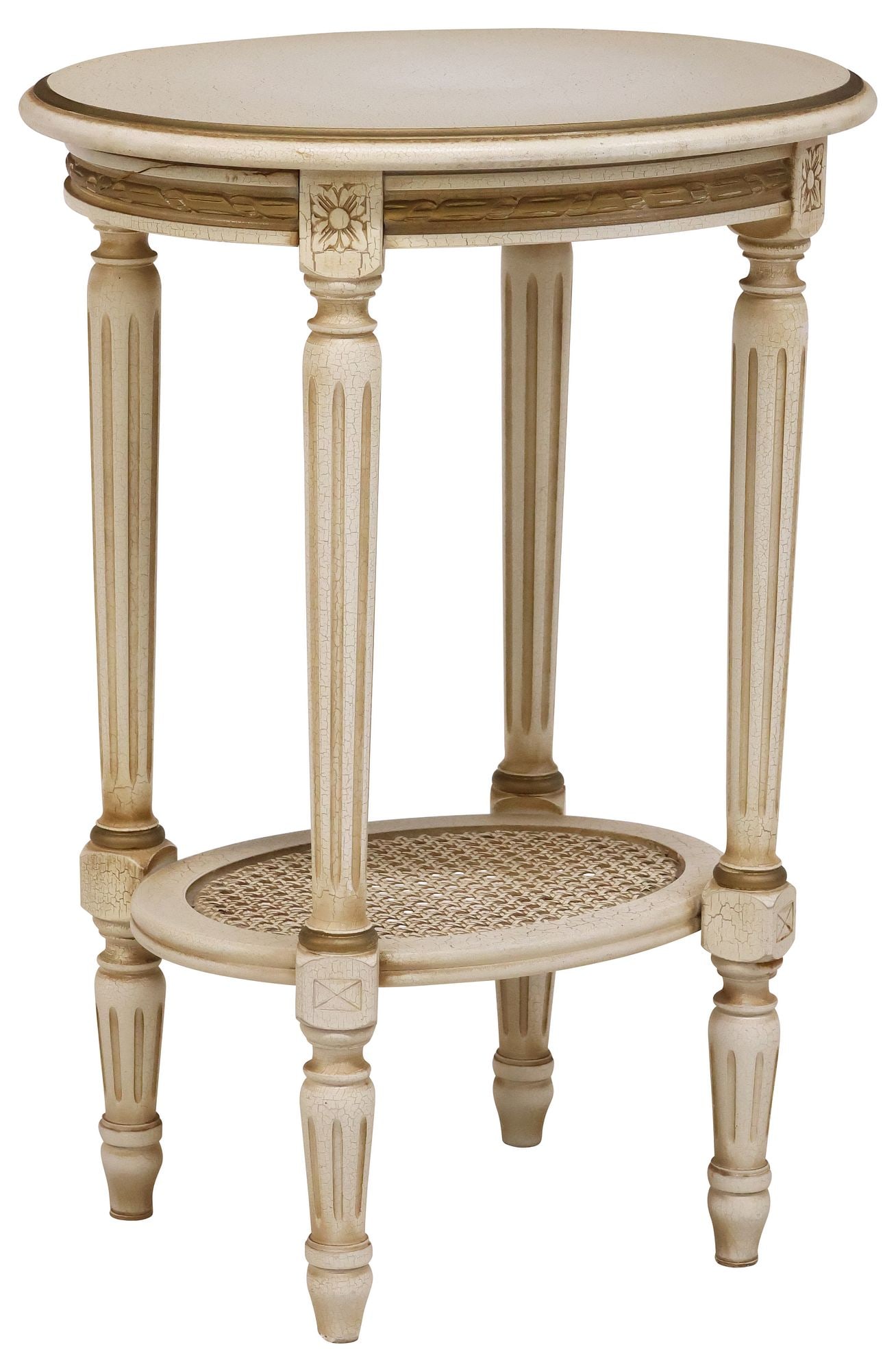 ITALIAN LOUIS XVI STYLE PAINT-DECORATED SIDE TABLE (1 of 4)