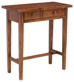 ITALIAN WALNUT 2-DRAWER SIDE / WORK TABLE