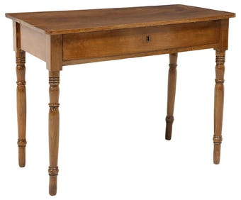 FRENCH PROVINCIAL WALNUT WRITING TABLE / DESK