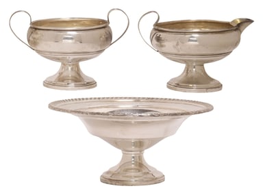 (3) AMERICAN REVERE & MUCEK-CAREY WEIGHTED STERLING SCRAP LOT