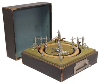 ANTIQUE FRENCH "JEU DE COURSE" RACING GAME