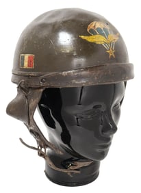 FRENCH 1930's/40's AVIATOR PARACHUTIST HELMET