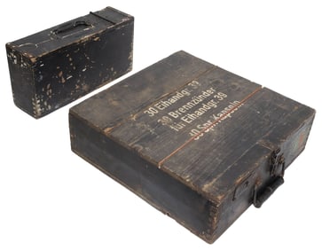 (2) GERMAN WWI & WWII MUNITION TRANSPORT CASES