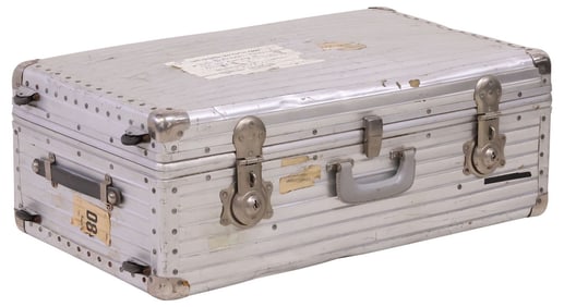 VINTAGE RIMOWA 'CLASSIC' ALUMINUM TRAVEL TRUNK