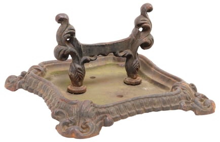 ENGLISH VICTORIAN CAST IRON BOOT SCRAPER