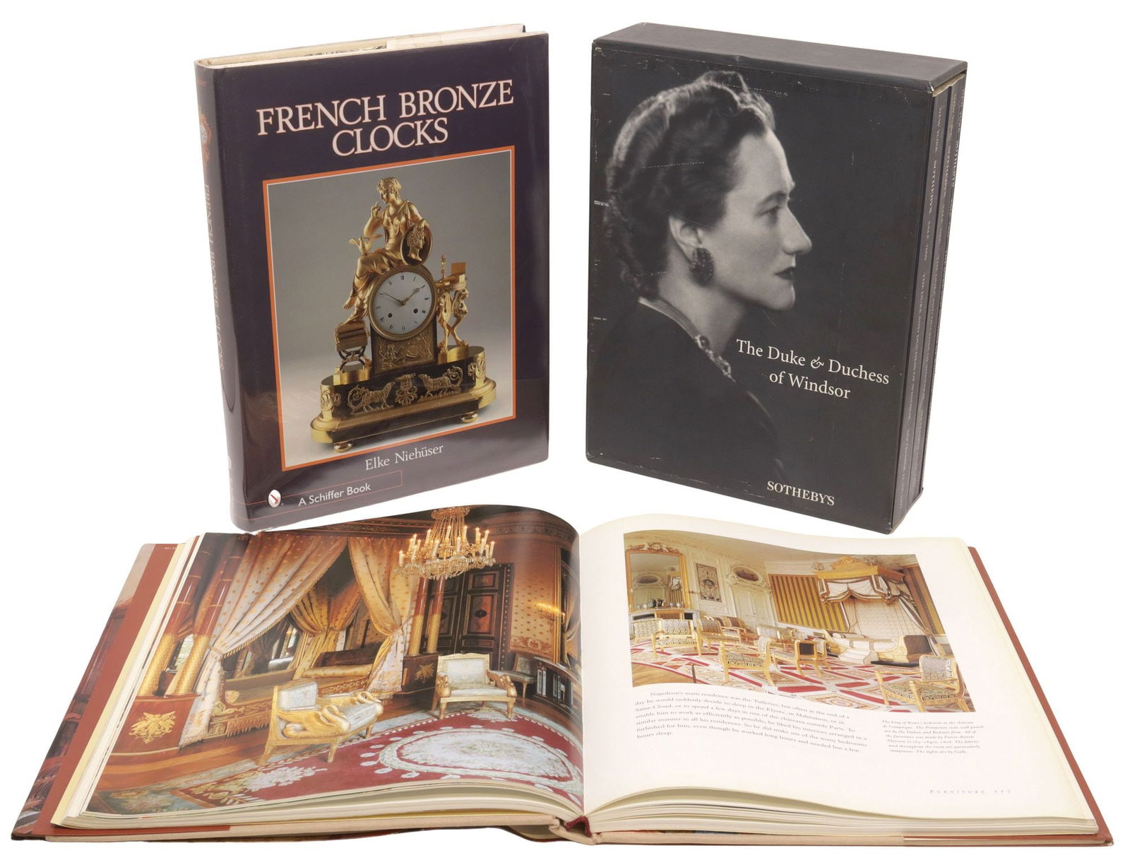 (3) ANTIQUES & CLOCK REFERENCE BOOKS, SOTHEBY'S 'DUKE & DUTCHESS' CATALOG (1 of 8)