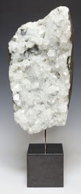 GEOLOGICAL APOPHYLLITE CLUSTER ON GRANITE BASE