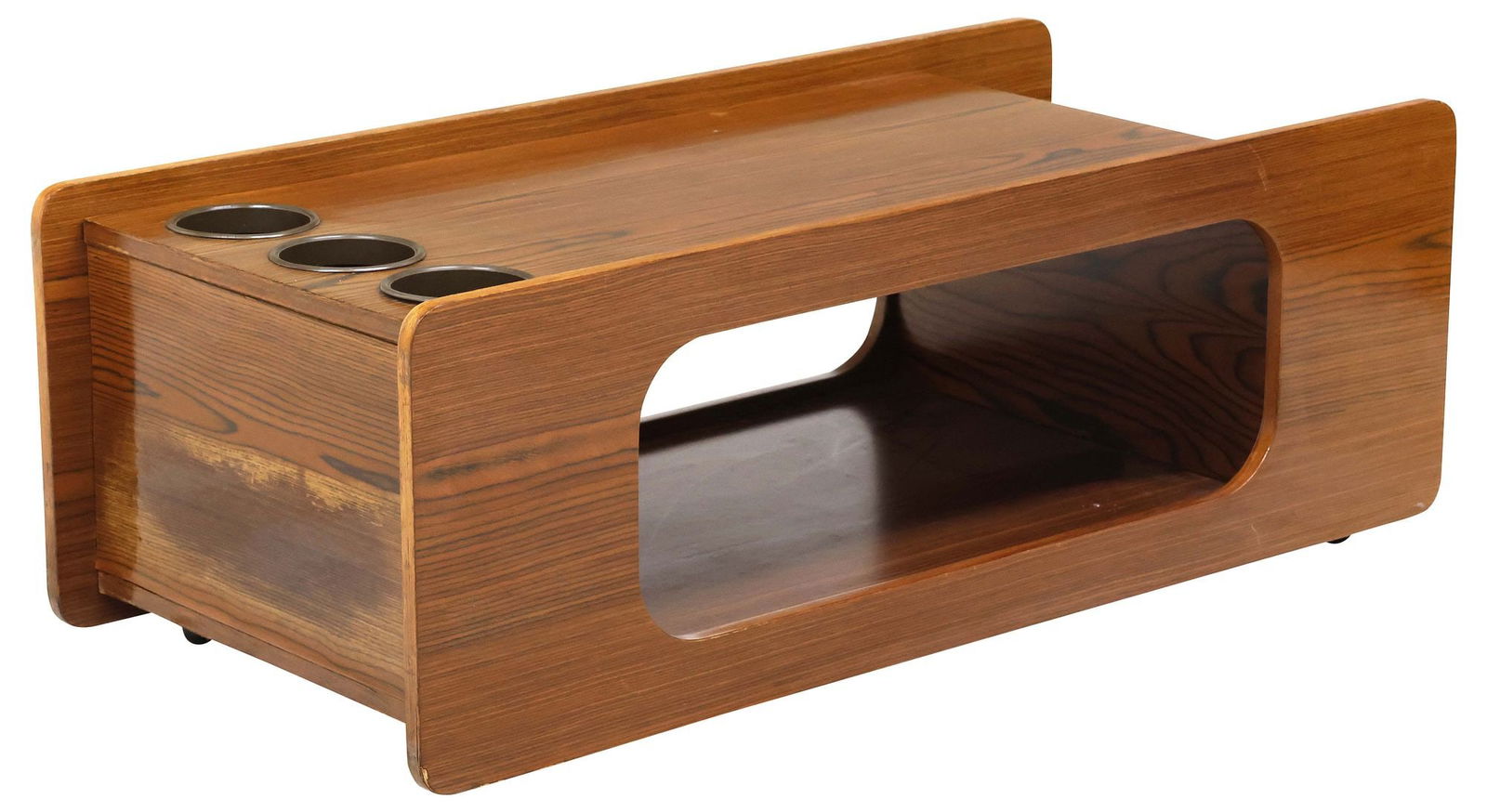 ITALIAN MID-CENTURY MODERN EXOTIC VENEER COFFEE TABLE (1 of 4)