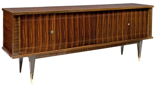 FRENCH MID-CENTURY MODERN LACQUERED SIDEBOARD