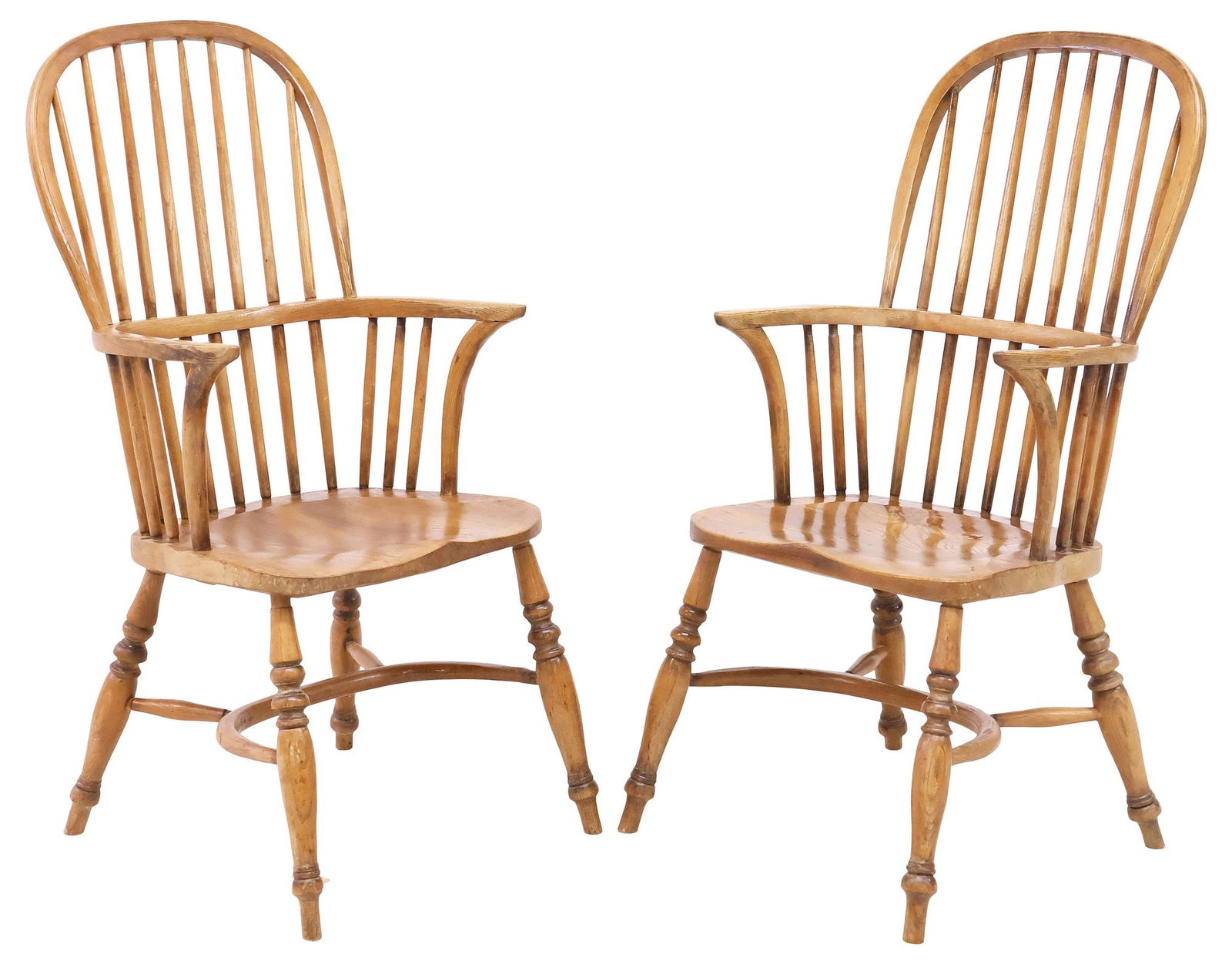 (2) ENGLISH STEWART LINFORD STYLE 'STICKBACK' WINDSOR CHAIRS (1 of 3)