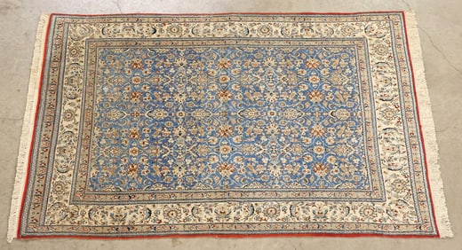 ESTATE HAND-TIED RUG, 5'9" X 3'9"