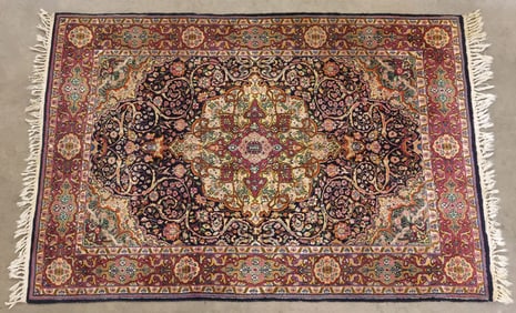 ESTATE HAND-TIED RUG, 5'10" X 4'1"