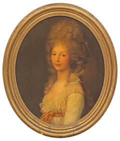 AFTER JOHANN TISCHBEIN (1750-1812) PRINT, PORTRAIT OF QUEEN LOUISE BORGHESE