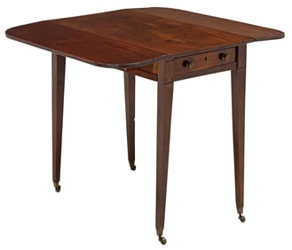 GEORGIAN MAHOGANY PEMBROKE TABLE, EARLY 19TH C.