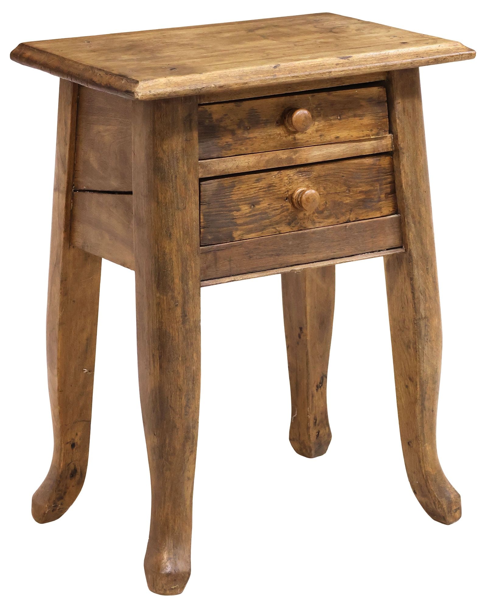 RUSTIC TWO-DRAWER NIGHTSTAND / SIDE TABLE (1 of 5)