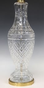 WATERFORD CUT CRYSTAL 'TRAMORE' 1-LIGHT TABLE LAMP