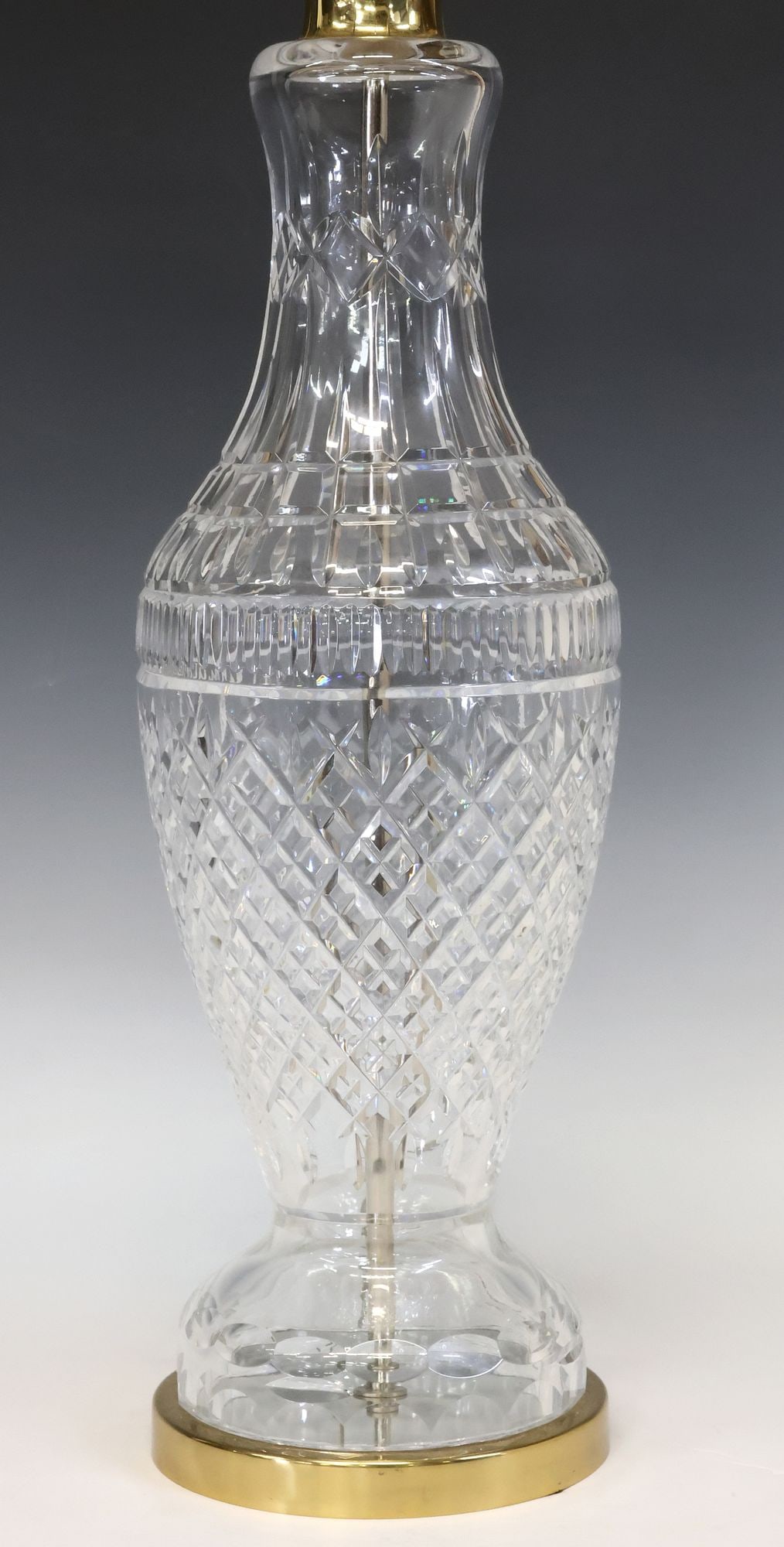 WATERFORD CUT CRYSTAL 'TRAMORE' 1-LIGHT TABLE LAMP (1 of 6)