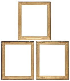 (3) FRENCH GILTWOOD MIRROR/ PICTURE FRAMES