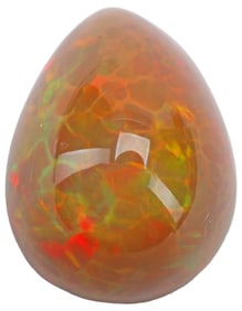 ESTATE UNMOUNTED PEAR-CUT OPAL GEMSTONE, 28.50CTS