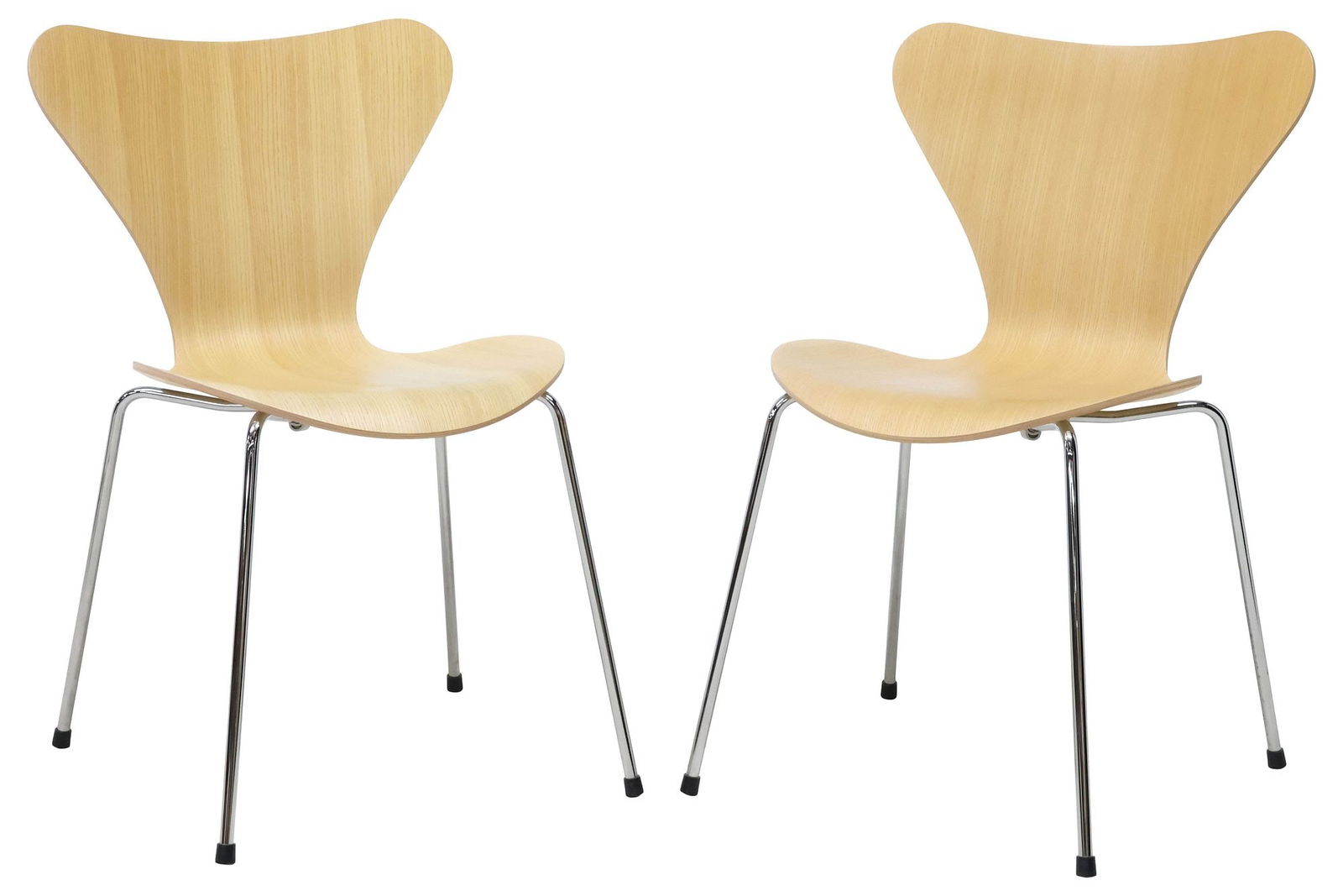 (2) ARNE JACOBSEN FOR FRITZ HANSEN DANISH 'SERIES 7' CHAIRS (1 of 5)