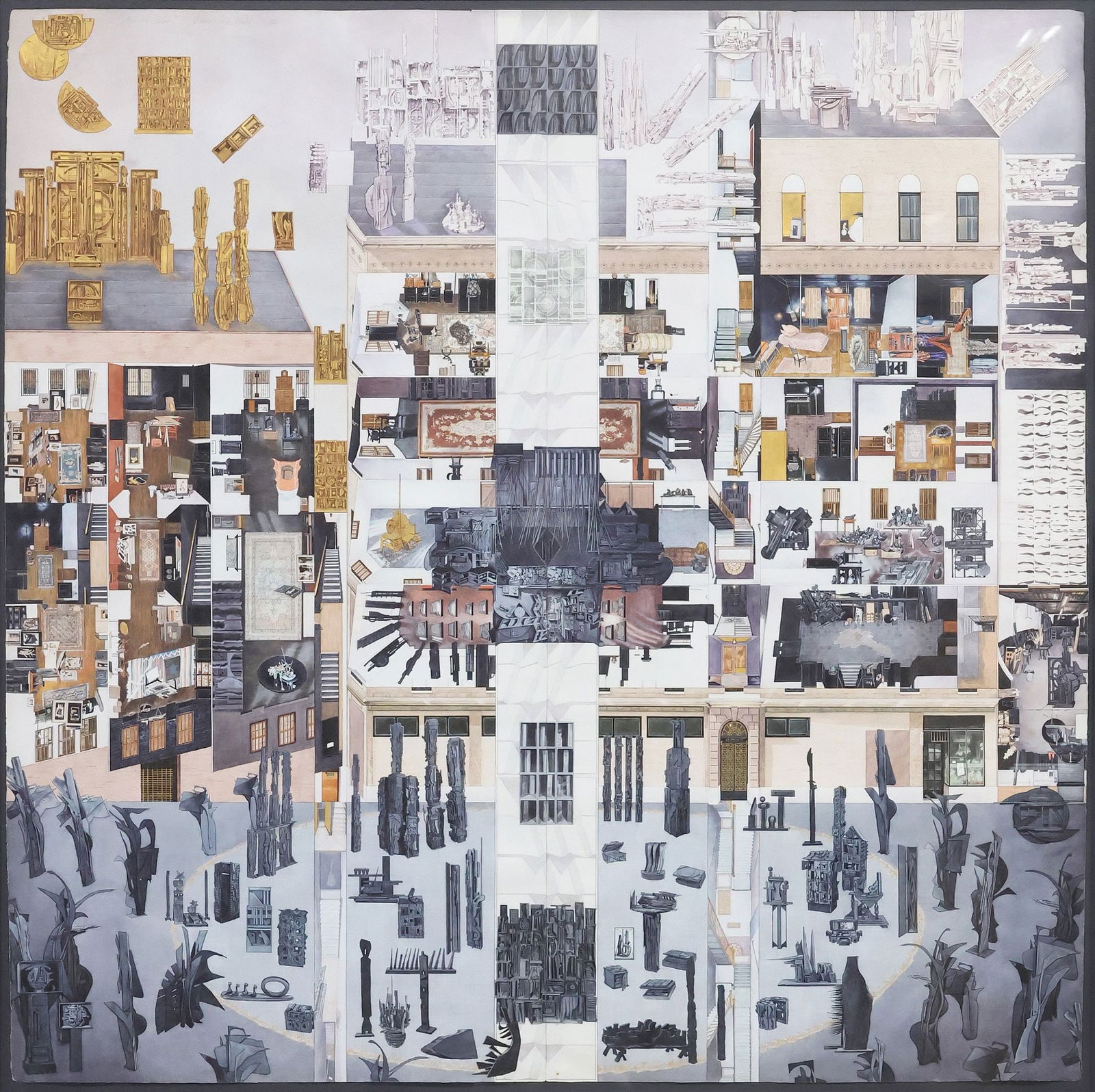 CLAIRE ANNE KHALIL (B.1944) WATERCOLOR PAINTING, 'MRS. N'S PLACE' (1 of 5)